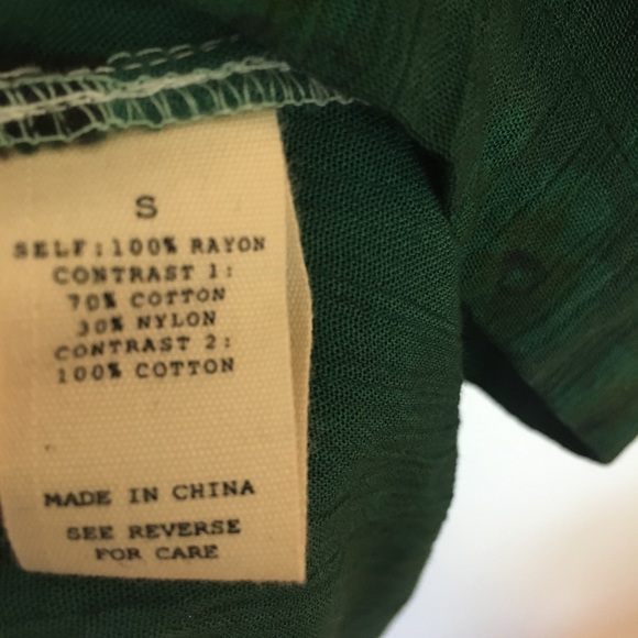 Gimmicks BKE Green Gables Dip Dye Blouse Small - Picture 4 of 16